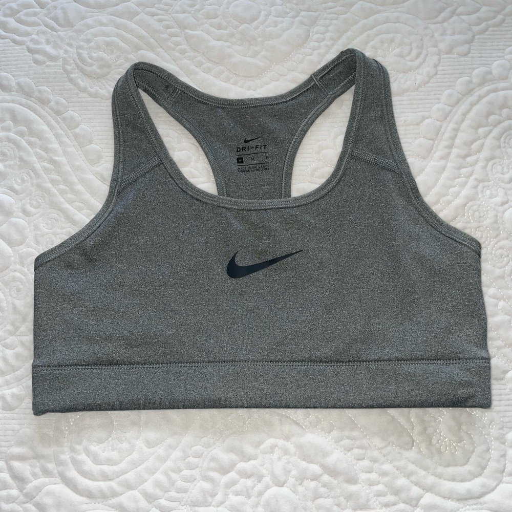 Nike Bra, Size Medium, Dark Grey
